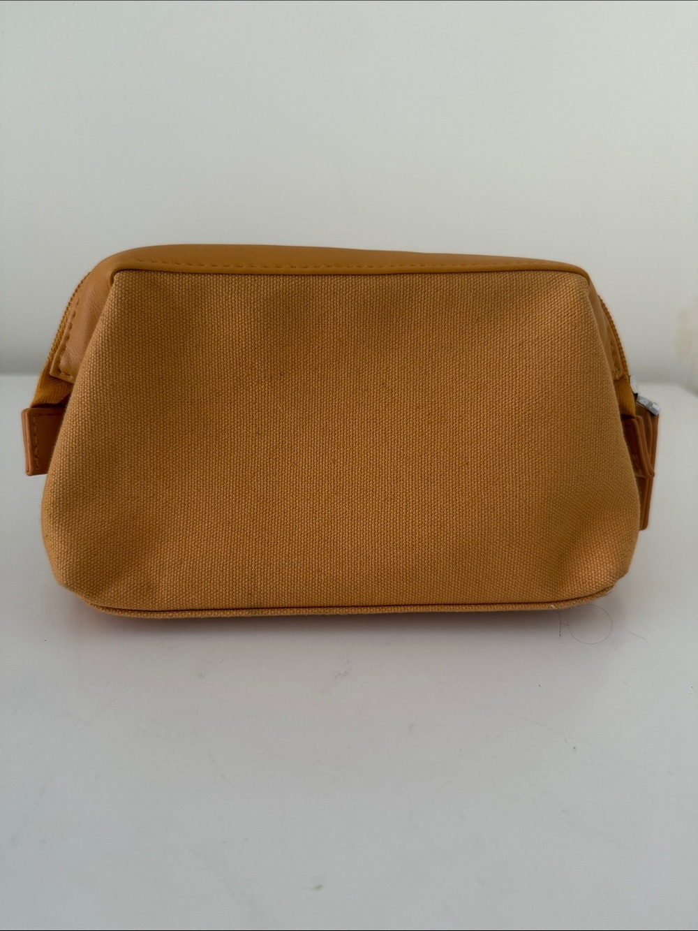 Ettinger London Mustard Yellow Canvas Cosmetic Pouch - Picture 2 of 7